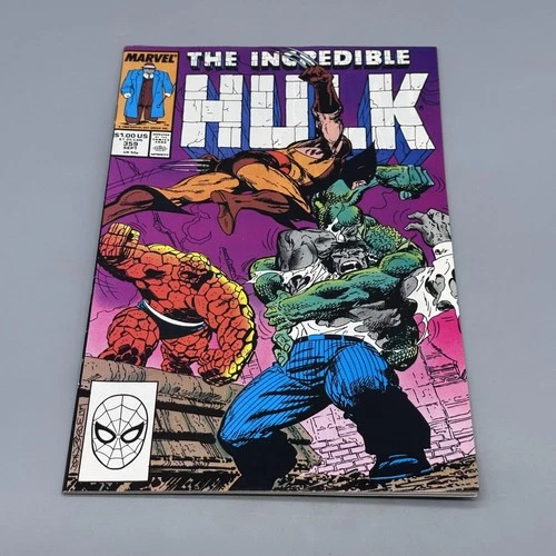 Vintage 1989 Marvel Incredible Hulk #359 Comic Book Thing Wolverine Copper Age