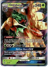 Decidueye GX 12/149 SM Base Set Pokemon NM Fast Ship