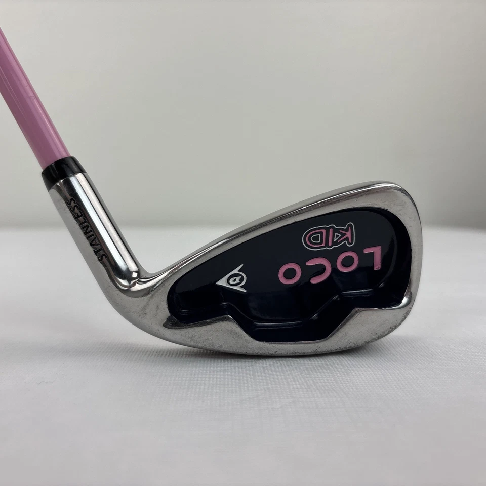 Dunlop Loco Kid 7 Hierro Inoxidable Derecha 33" Juvenil Flex Varilla Grafito Niños Rosa Niña Foto 4 de 4