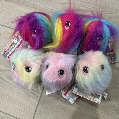 Squeezamals Fifi & Fluffy Furball Series 2 Squishy Stuffed Animals Lot Of 6 NWT