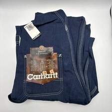 Carhartt Mens Dark Wash Denim Bib Overalls Size 30X34 R08 DNM Denim NWT NOS