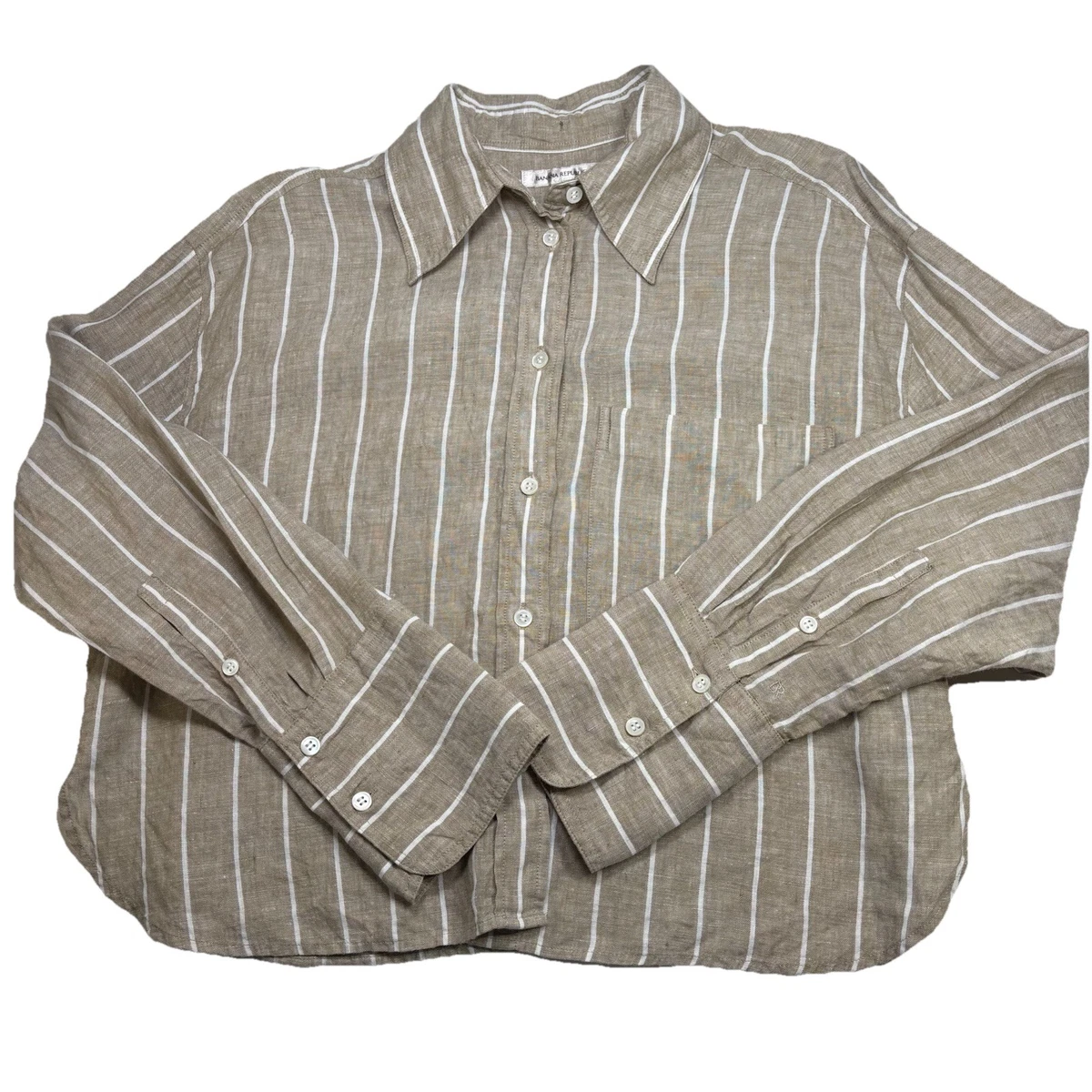 Banana Republic Striped Linen Tops for Women for sale | eBay
