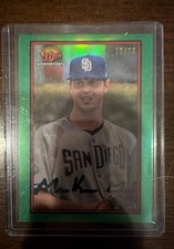 2019 Bowman - 1989 30th Anniversary Chrome Mackenzie Gore Green /99!!  Rookie