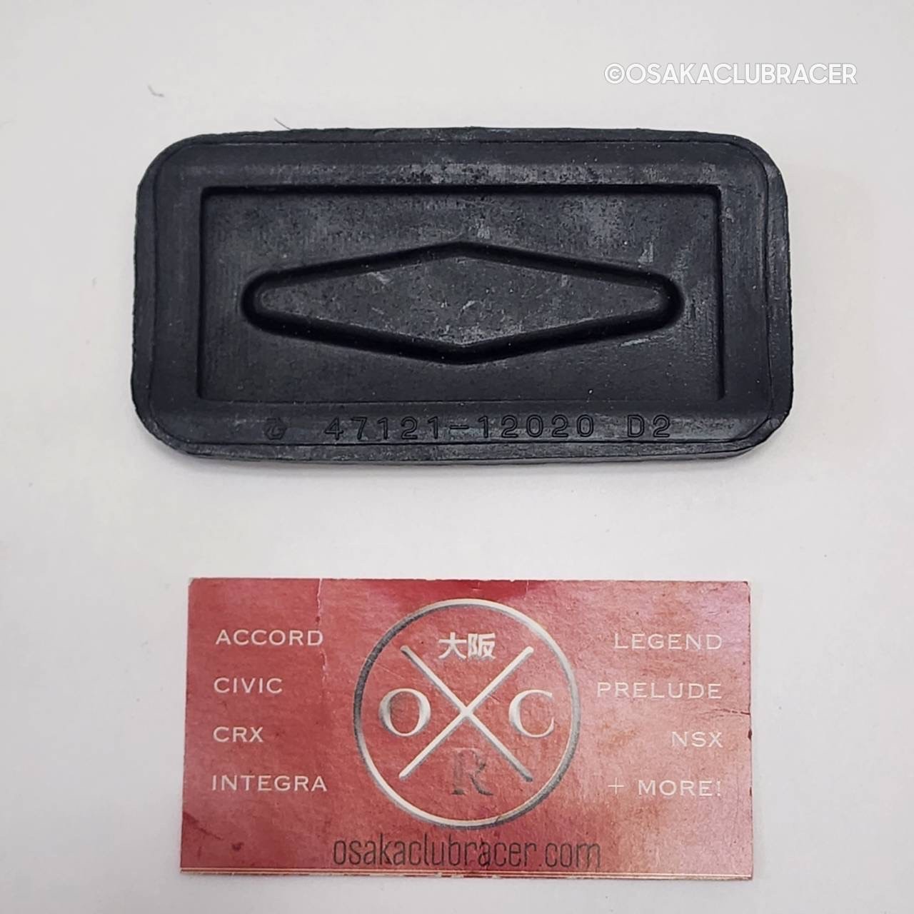 Genuine OEM Toyota Brake Pedal Pad 47121-12020 75-08 Corolla 80-99 Tercel NEW OE