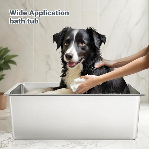 Aazon.co: Tiangrid 2 Pcs 13 L Stainless Steel Bus Tubs With Lid 17.7