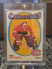 1971 Topps #45 Ken Dryden ROOKIE CARD Hockey Card NHL 1971-72 Great Centering. rookie card picture