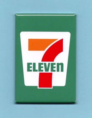 7 ELEVEN LOGO *2X3 FRIDGE MAGNET* SEVEN CONVENIENCE STORE CHAIN GAS STATION