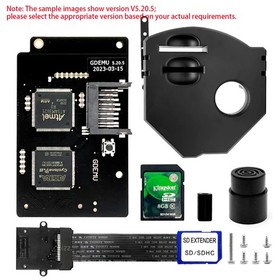 GDEMU V5.20.5 Optical Drive Emulator Board for Dreamcast VA1 Console set