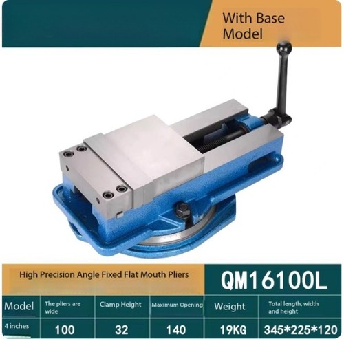 Heavy-duty Angle-fixed Vise with Base and Rotary Flat-mouth Bench Vise - Picture 20 of 29