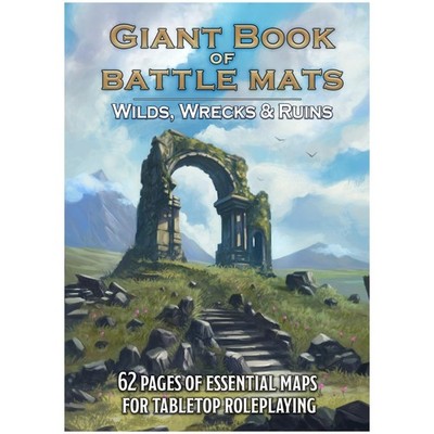 Giant Book of Battle Mats Wilds, Wrecks & Ruins by Loke - Merchandise Game