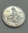 1984 Engelhard Prospector 1 Ounce .999 Fine Silver Round, Eagle Version