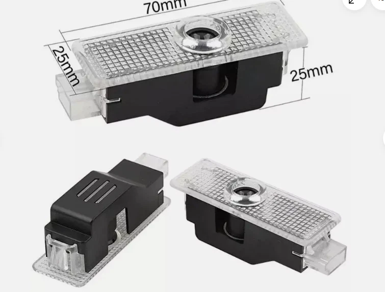 4X Car Door Welcome Light Fits For E60 E63 E90 E92 X1 50th Anniversary - Image 4 of 4
