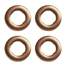 SEAT SKODA Diesel Fuel Injector Copper Washer 4PCS - F00VP01004 / 059130519B