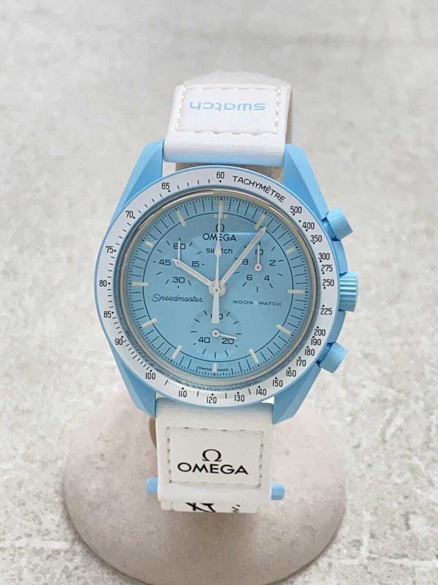 Omega Speedmaster Ref.SO33L100 Mission To Uranus Swatch Box Quartz