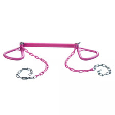 Creative Cedar Designs Triangle Rings and Trapeze Bar- Pink