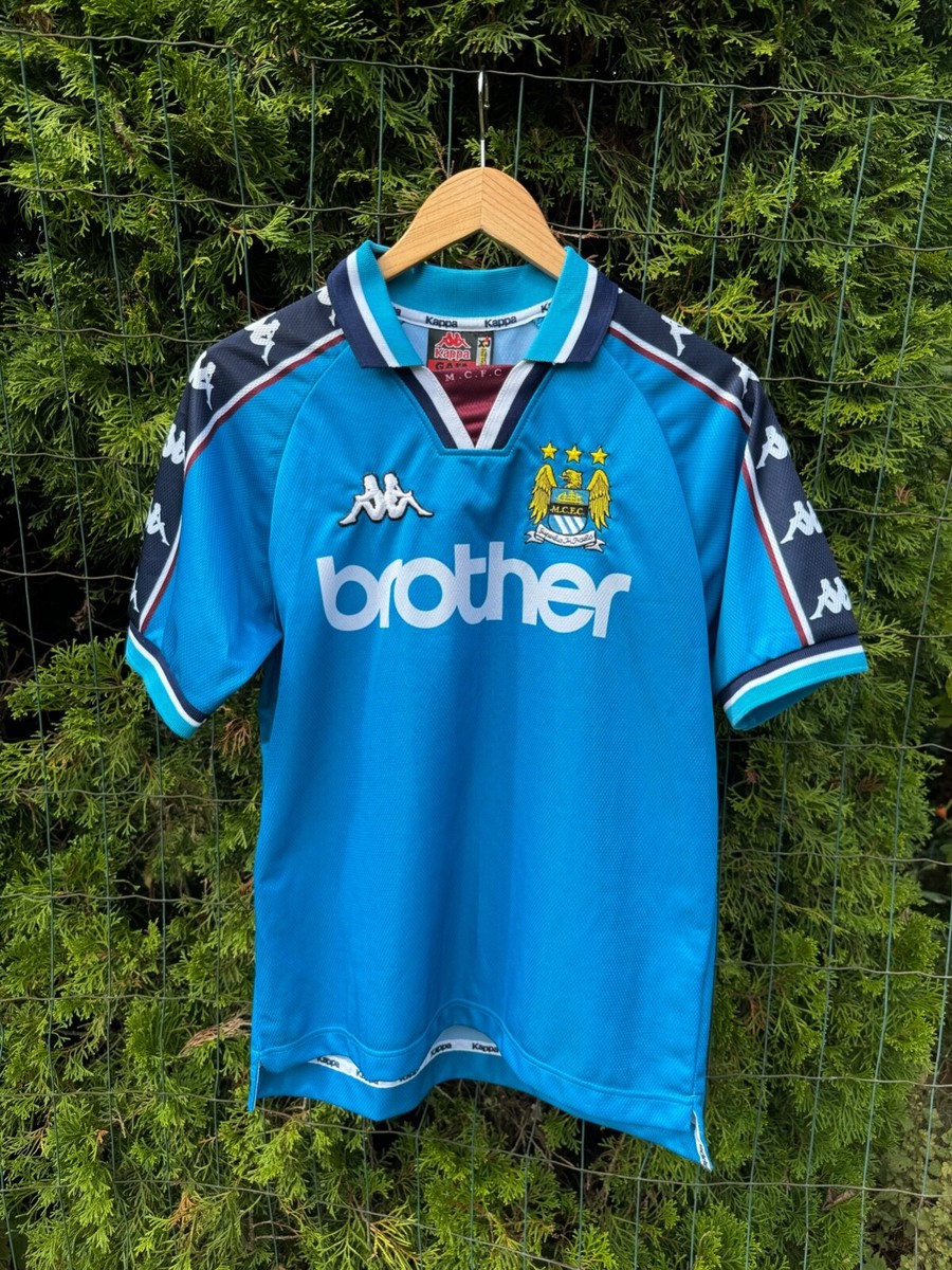 MANCHESTER CITY 1997/1998/1999 HOME FOOTBALL SOCCER JERSEY MANCHESTER CITY 1997/1998/1999 HOME FOOTBALL SOCCER JERSEY