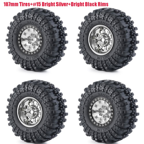 Llantas y neumáticos de barro de 1,9" para camión de pasajeros ruedas sobre orugas de roca 106 mm/107 mm/120 mm - Imagen 64 de 92