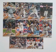 2018 TOPPS UPDATE SERIES SAN FRANCISCO GIANTS TEAM SET 10 CARDS LOT