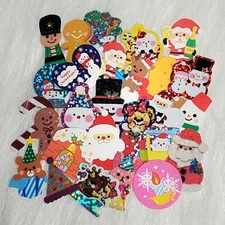 Christmas Kawaii Sticker Flake 25 Lot Grab Bag Sack Kamio Mind Wave Crux