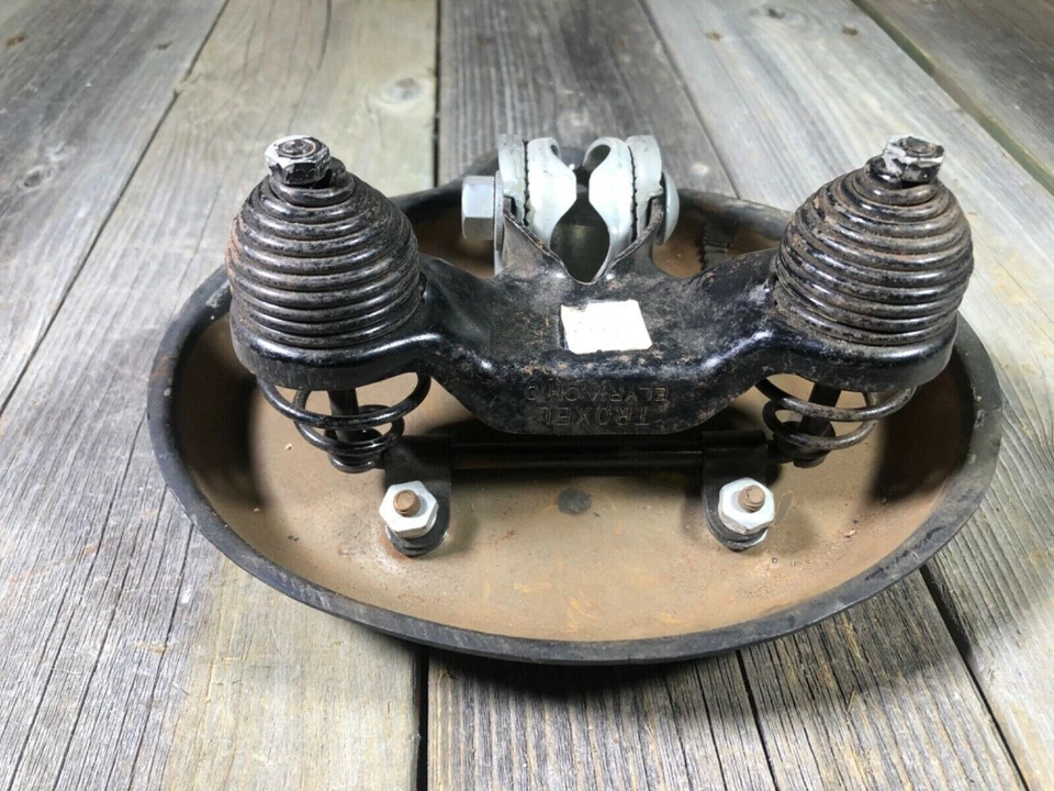 BICICLETA ANTIGUA VINTAGE BICICLETA TROXEL EE. UU. ASIENTO SPRINGER HECHO EN OHIO EE. UU. Foto 2 de 4