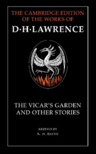 'Vicar's Garden Other Stories D. H. Lawrence Hardcover Cambridge … 9780521867108