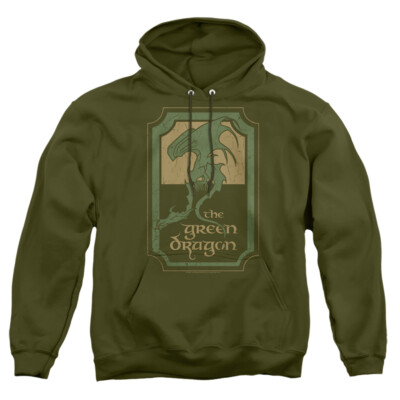 Lord Of The Rings ''Green Dragon Tavern'' Pullover Hoodie or Long Sleeve T-Shirt
