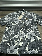 Tommy Bahama SILK Maryland Terrapins  button Up Hawaiian shirt Small NEW