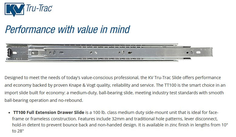 Side Mount Kv Tru -trac Tt100b