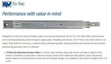  18 full extension drawer slides side mount ...