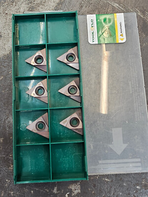 Qty 6 Tool Flo TNMC 43 NT 10P STUB 2412510 AC50C Grade Carbide Threading Inserts