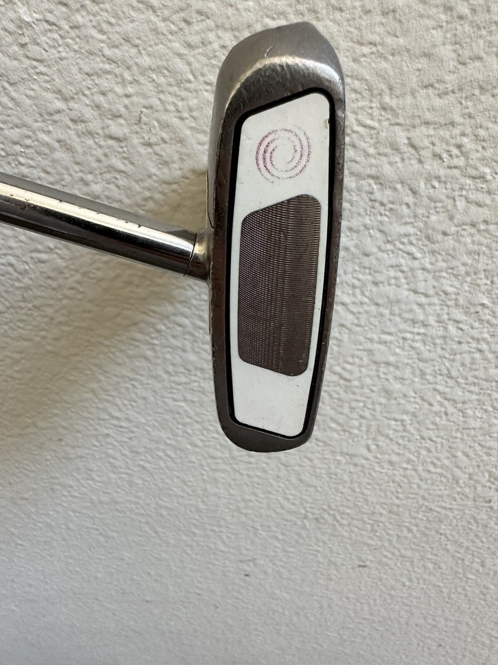 Odyssey 2 Ball CS White Steel Mallet Putter Center Shaft 35” eBay