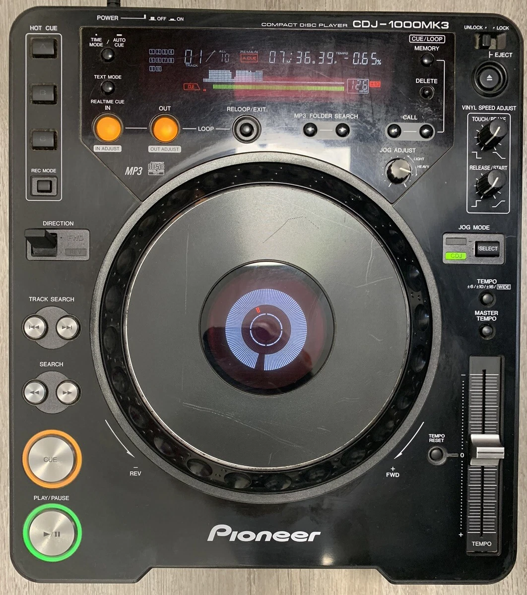 Pioneer CDJ 1000 MK3 CDJ10000-MK3 CDJ-1000MK3 Singe Dj Deck 