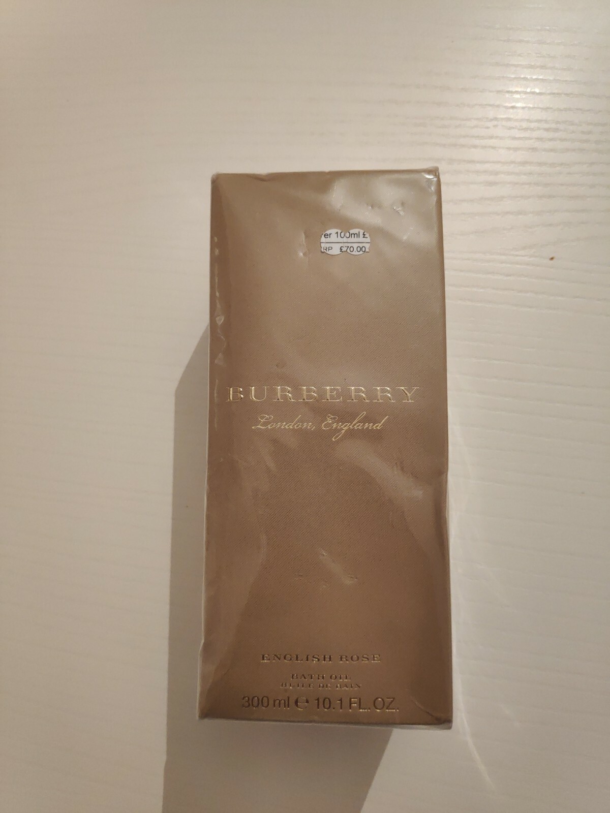 burberry bath oil
