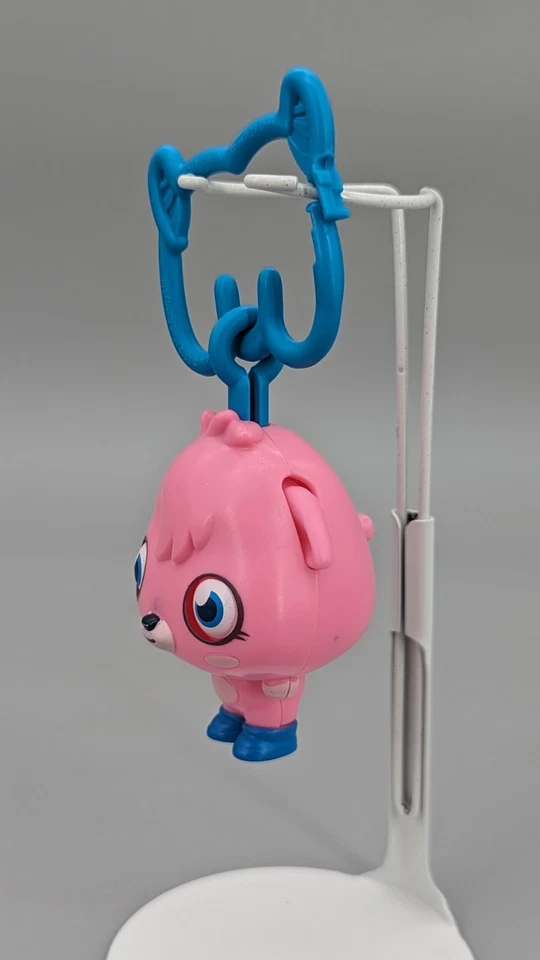 Figura de acción Pink Poppet 2,5" Moshi Monsters Clip-On 2012 McDonald's #1 Foto 4 de 4
