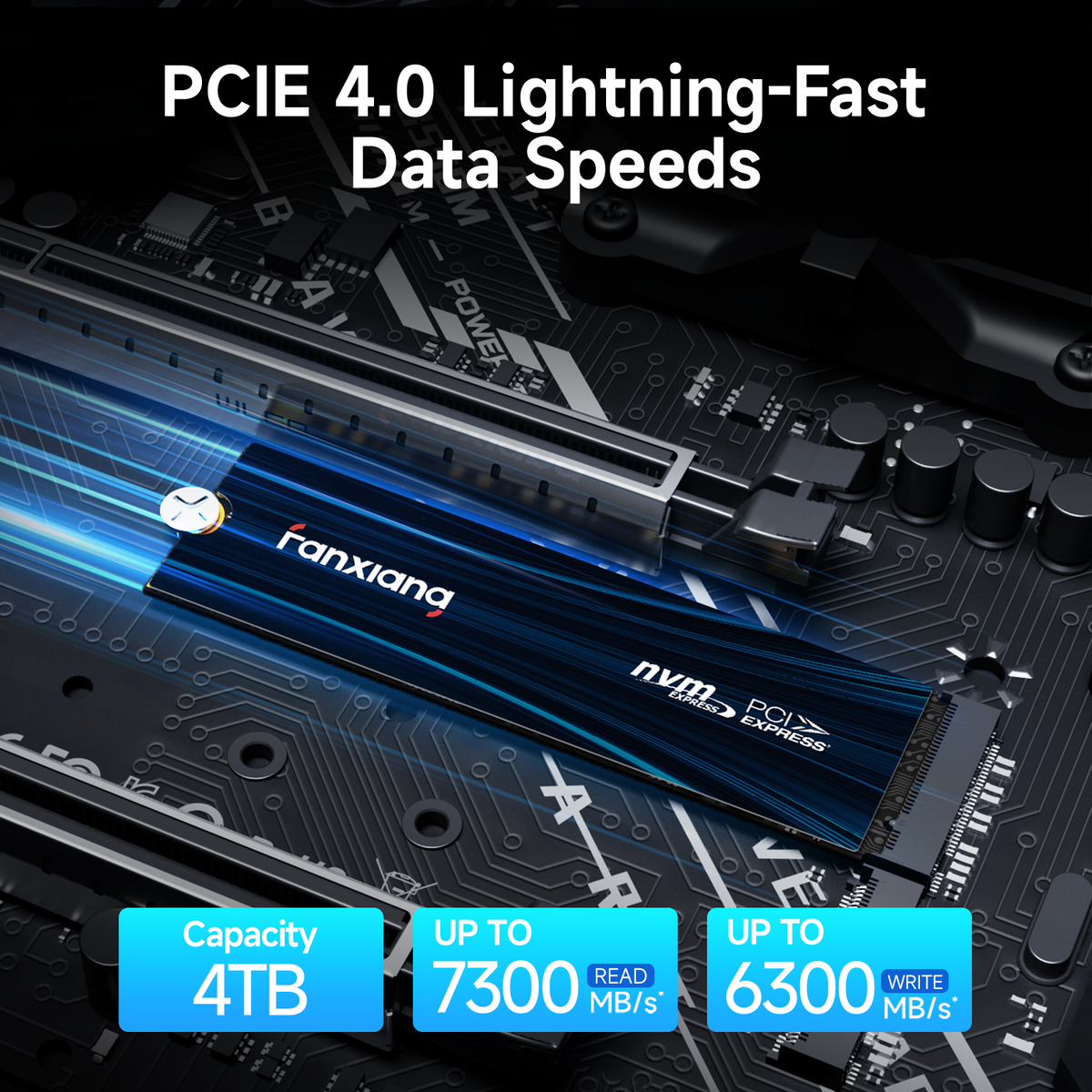 Fanxiang 1TB M.2 SSD NVMe PCIe 2TB 4TB Internal Solid State Drive