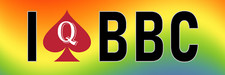 I Love BBC Sticker Fun QOS I Heart Big Black Queen of Spades