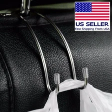 Car Seat Front Back Headrest Hooks Coat Purse Clothes Hanger Holder Organizer 