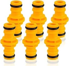 6 Pcs Double Male Hose Connectors, Double Male Hose End Connector Hose Pipe