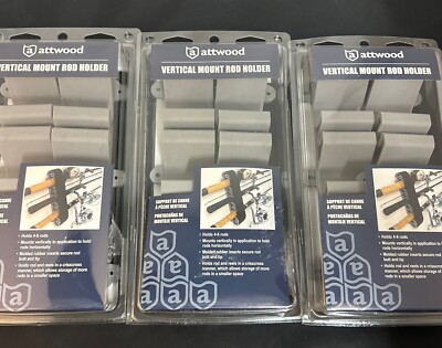 Genuine Attwood Vertical Mount Fishing Rod Holder For 4-6 Rods