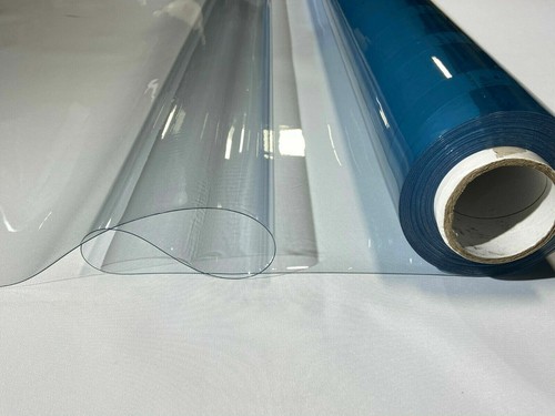 Clear Vinyl 30 Gauge Isinglass Double Polished Marine Grade 54" Boat Enclosure - Bild 2 von 2