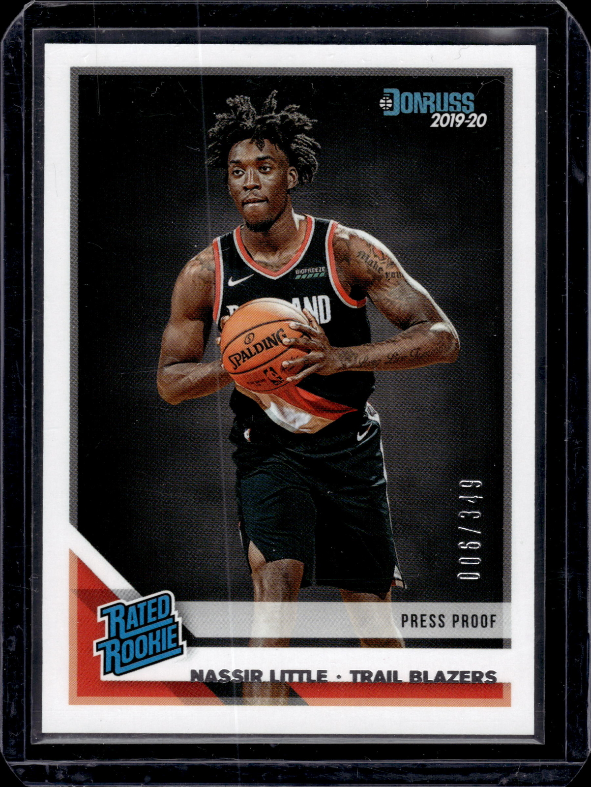 2019-20 Donruss #223 Nassir Little Press Proof Silver #/349