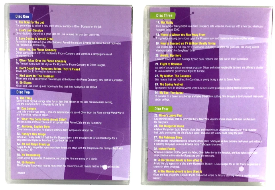 Green Acres - The Complete Third Season (4-Disc DVD, 1967) w/ Slipcase - Image 4 of 4