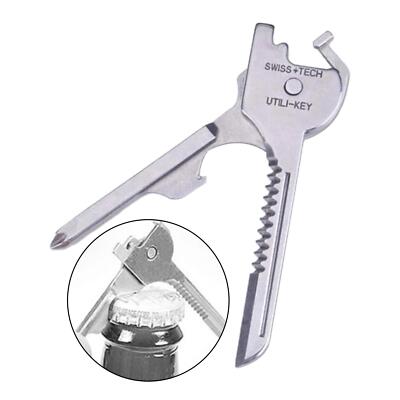 Schlüsselanhänger-Multitool, Mini-Utility-Gadget für Reisen, Rucksacktouren,