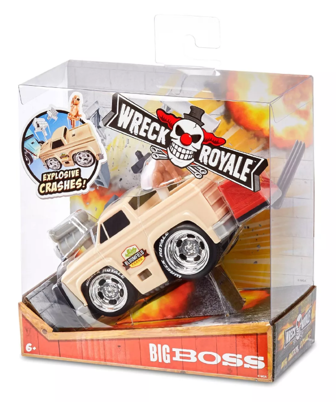 MGA Wreck Royale Demolition Derby Explosive BIG BOSS Crashes Race