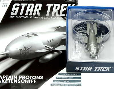 STAR TREK EAGLEMOSS STARSHIP COLLECTION CAPTAIN PROTON`s RAKETENSCHIFF #111