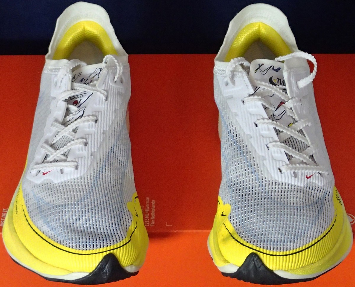Nike ZoomX Vaporfly NEXT% 2 ホワイト/イエロー 2021 Nike ZoomX VaporFly Next% 2 White Yellow Strike SZ 5.5