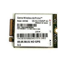 Sierra Wireless AirPrime Qualcomm 4G Card EM7355 for Panasonic/Getac