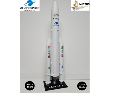 Ariane 5 Plus ECA Model Rocket 1:144 Scale 400mm WEBB Telescope