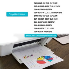 Kit 4 TONER Per STAMPANTE SAMSUNG CLP 320 320N 325 N 325 W CLX - Foto 11