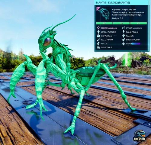 🦖ARK Survival Ascended Mantis Colores ESTADÍSTICAS SUPERIORES PVE PS5/XBOX/PC - Imagen 21 de 103